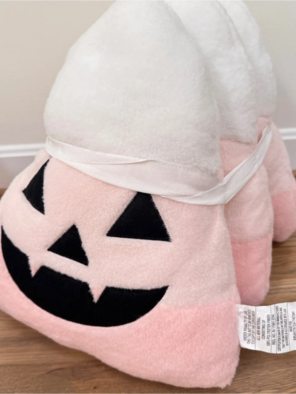 NEW Pink Candy Corn Halloween Pillows